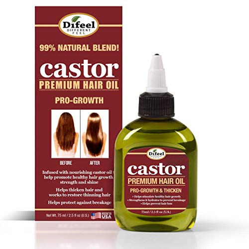 Difeel Castor Premium Hair Oil - 2.5 FL oz - ANNS BEAUTY SUPPLY