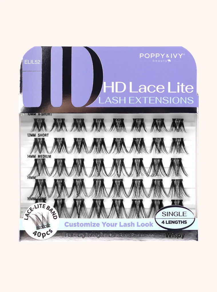 Poppy & Ivy HD Lace Lite Wispy Lash Extensions 40PCS – ELIL52