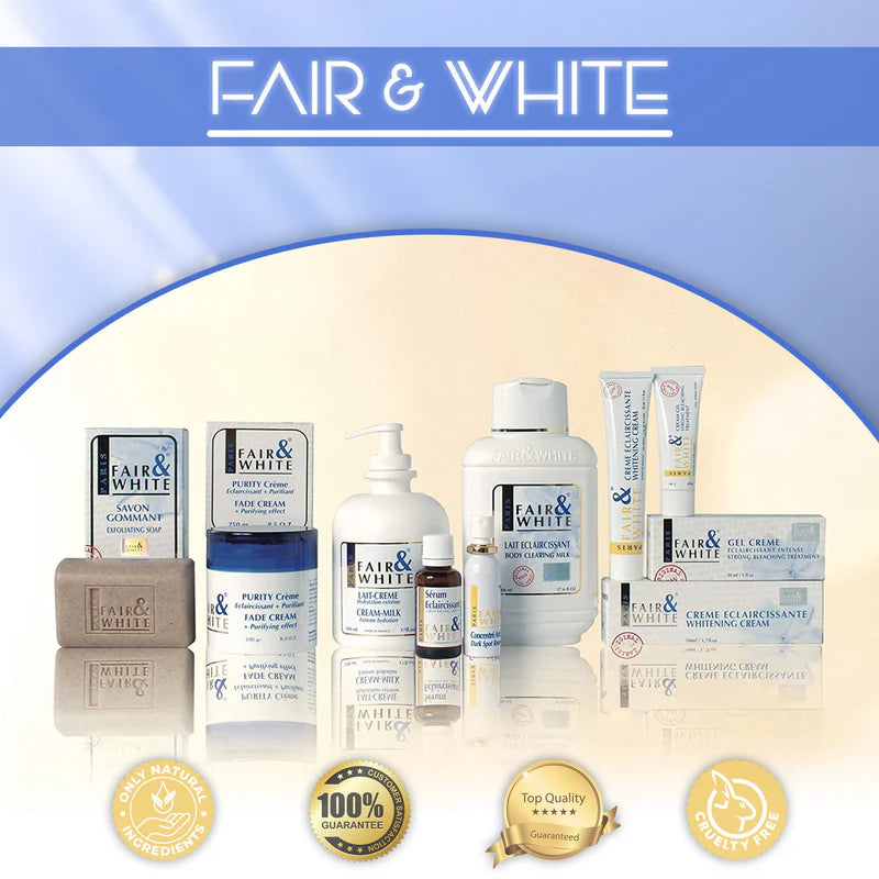 Fair & White Paris Lait Éclaircissant Body Clearing Milk 500 ml / 17.6 fl. oz