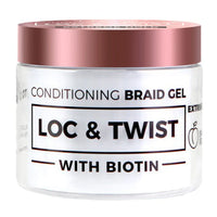 TruEDGE Conditioning Braid Gel Loc & Twist with Biotin Sweet Peach 10 Oz.