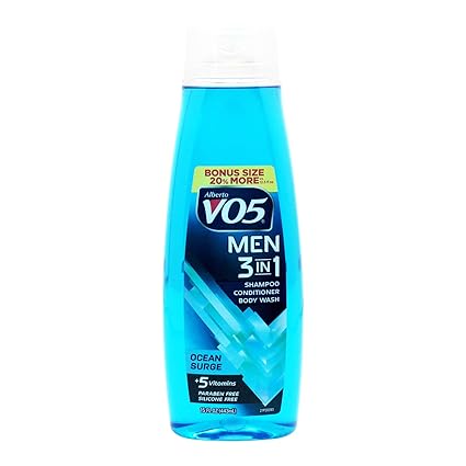 Alberto VO5 Men 3 in 1 Ocean Surge Shampoo, Conditioner & Body Wash 15 oz - ANNS BEAUTY SUPPLY