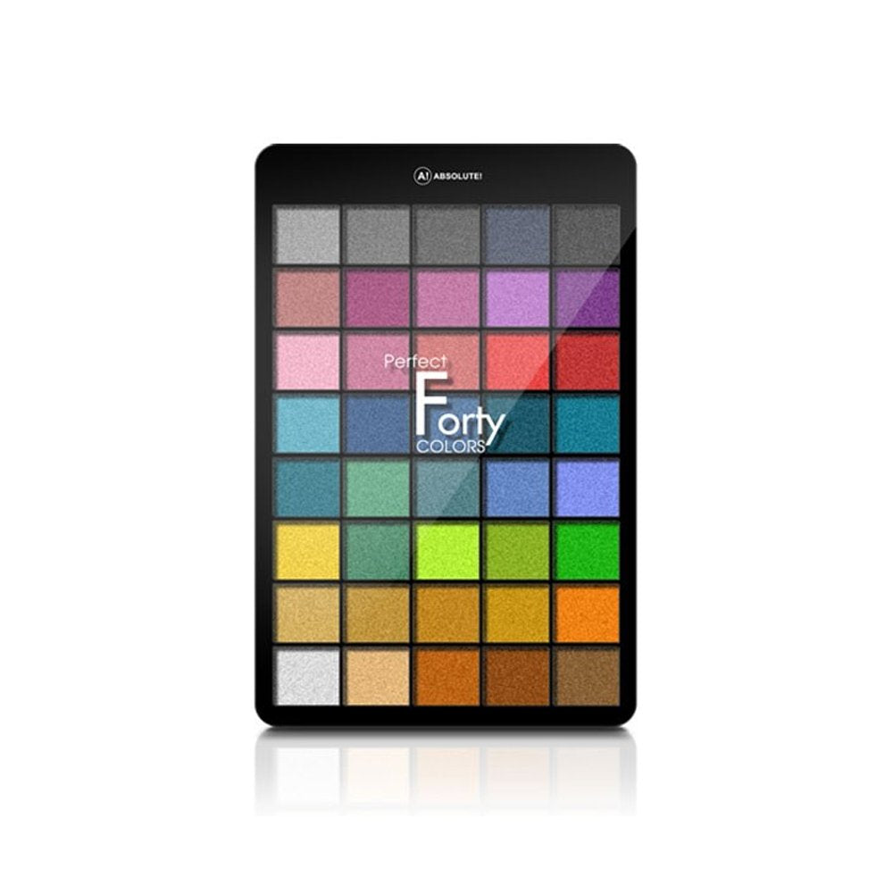 Nicka K New York Absolute Perfect 40 Colors Eyeshadow Palette Festival AP015
