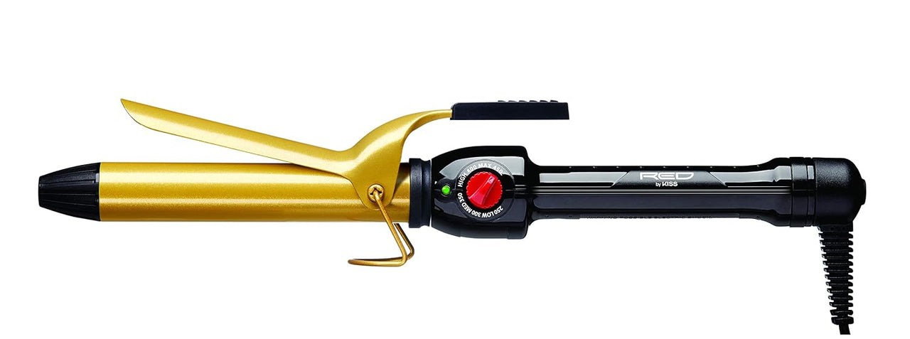 RED by Kiss Ceramic Tourmaline Professional Curling Iron - 1"