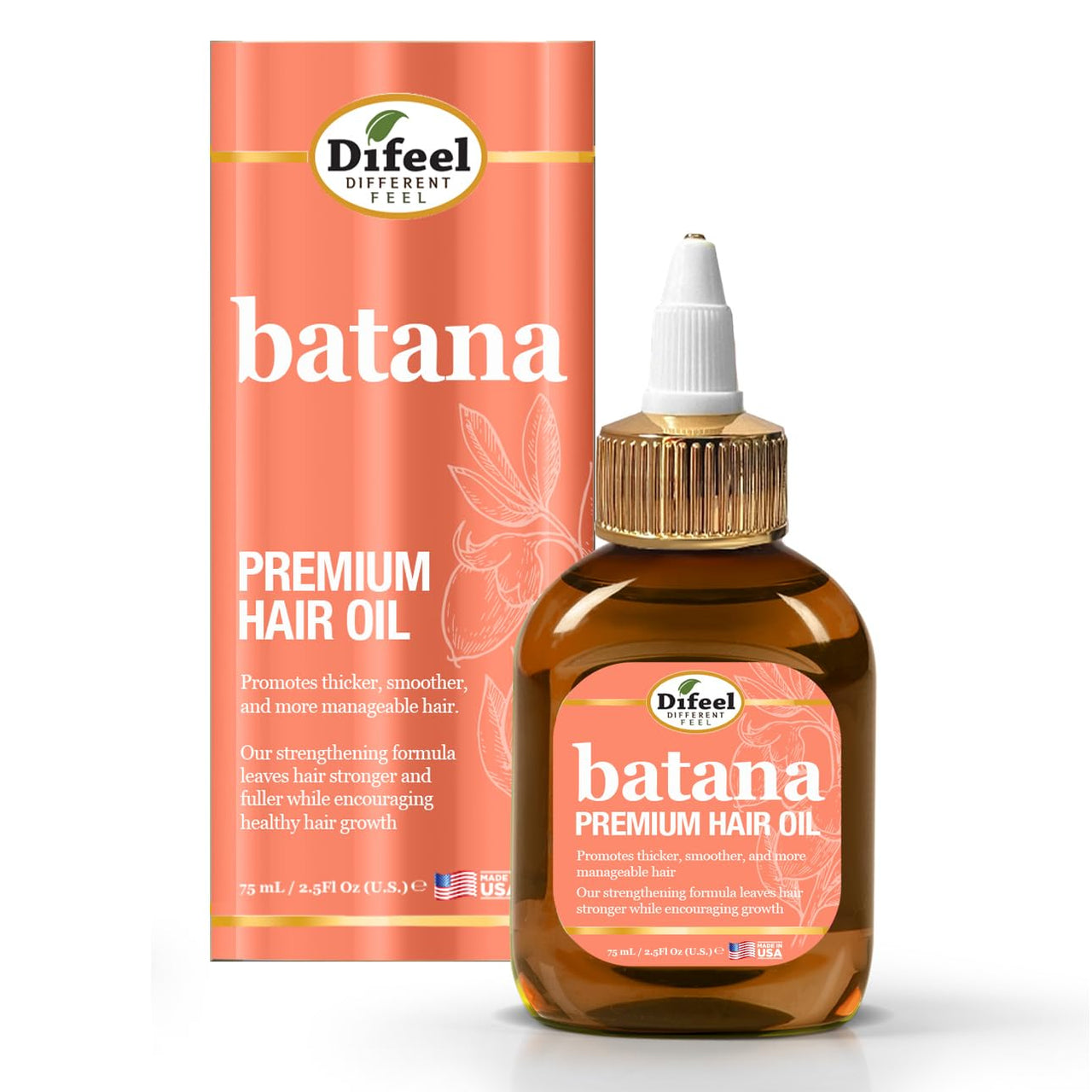 Difeel Batana Premium Hair Oil 2.5 oz