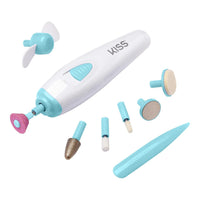 KISS Electric Nail Drill & Dryer Kit – 12 Attachments, Rechargeable 2464N - ANNS BEAUTY SUPPLY