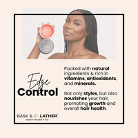 Bask & Lather Edge Control Strong Hold 150 mL / 5.3 Oz. - ANNS BEAUTY SUPPLY