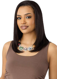 Outre EverRoot 100% Unprocessed Human Hair Half Wig – HH-Yaki Straight 18