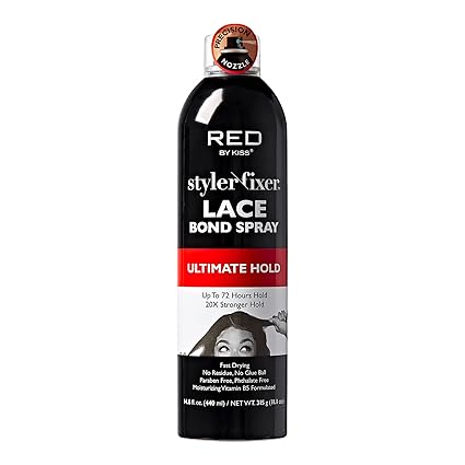 RED by KISS Styler Fixer Lace Bond Spray Ultimate Hold 14.8 fl. oz. - ANNS BEAUTY SUPPLY