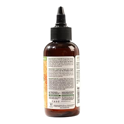 Tropic Isle Living Jamaican Black Castor Oil Hair Gro Growth Oil 4z - ANNS BEAUTY SUPPLY