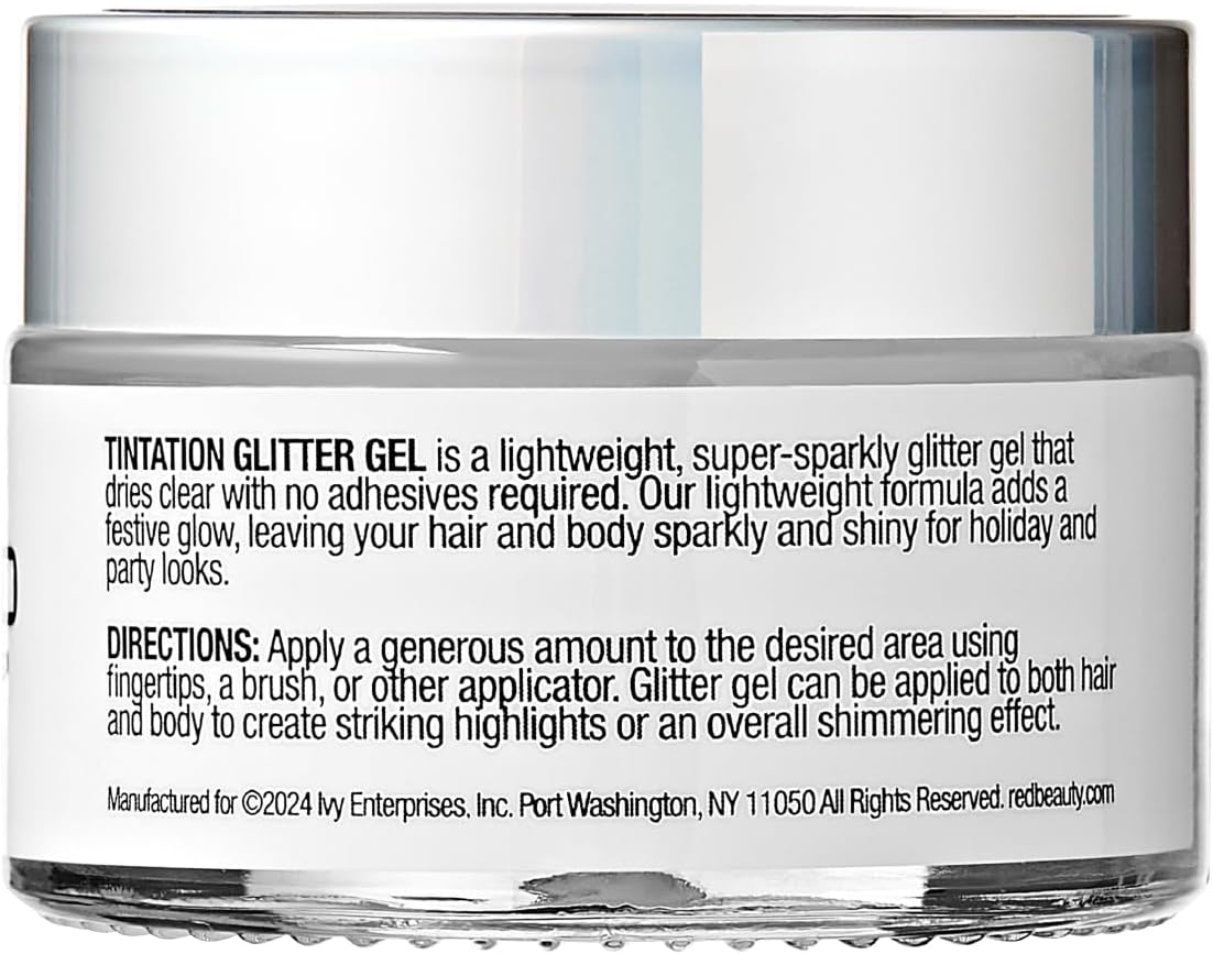 Kiss Tintation Glitter Gel Silver 1.01 oz. - ANNS BEAUTY SUPPLY