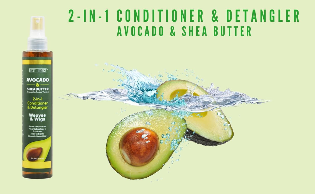 Next Image Avocado & Sheabutter 2-in-1 Conditioner & Detangler 8.0 Fl. Oz. (237mL)