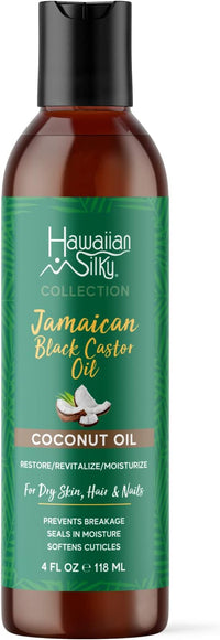 Hawaiian Silky Collection Jamaican Black Castor Oil Coconut Oil 4 Oz - ANNS BEAUTY SUPPLY