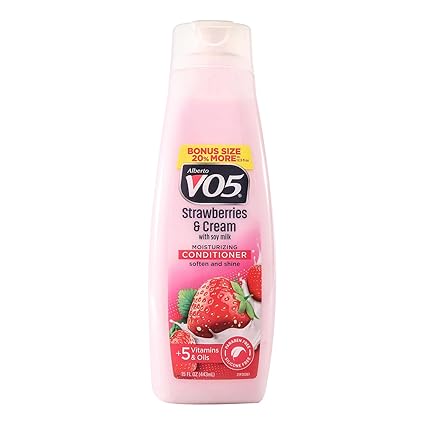 Alberto VO5 Strawberries & Cream Moisturizing Conditioner 15 oz - ANNS BEAUTY SUPPLY