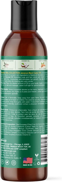 Hawaiian Silky Collection Jamaican Black Castor Oil Coconut Oil 4 Oz - ANNS BEAUTY SUPPLY