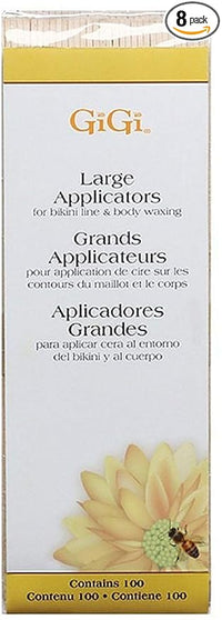 GiGi Large Applicators for Bikini Line & Body Waxing (100 Count) - ANNS BEAUTY SUPPLY