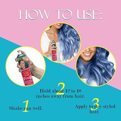 Jerome Russell Temp'ry Temporary Hair Color Spray 65 g / Net Wt. 2.2 oz - ANNS BEAUTY SUPPLY