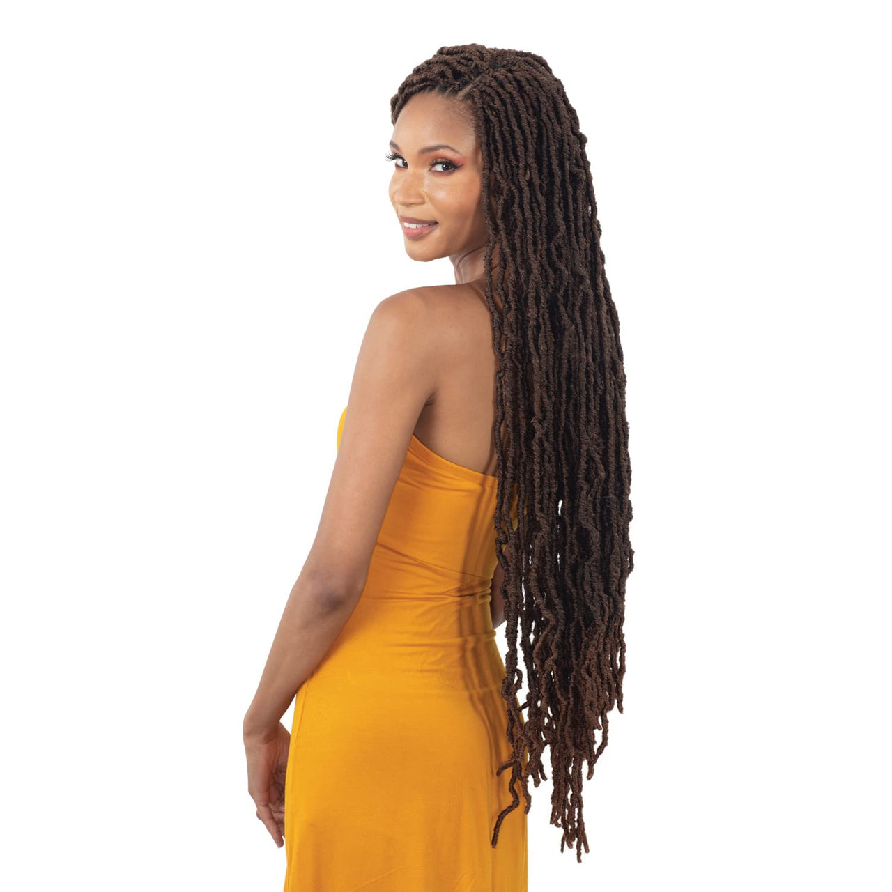 Mayde Beauty Braid 3X Modern Soft Loc 28 Crochet Locs Natural Texture
