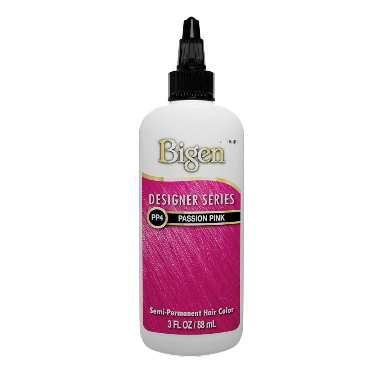 Bigen Designer Series Semi-Permanent Hair Color PP4 Passion Pink 3 FL OZ / 88 mL