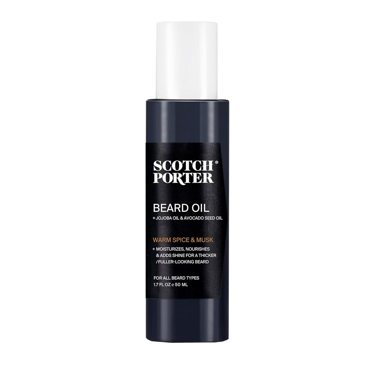 Scotch Porter Beard Oil – Warm Spice & Musk (50 mL / 1.7 FL OZ)