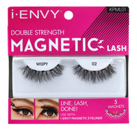 i-Envy Double Strength Magnetic Lash Wispy 02 – 5 Magnet Reusable False Eyelashes KPML01