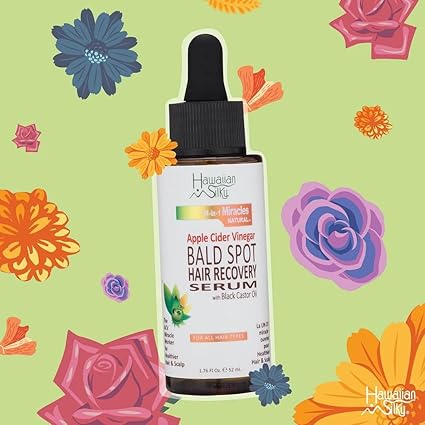 Hawaiian Silky 14-in-1 Miracle Natural Apple Cider Vinegar Bald Spot Hair Growing Serum 2 fl. oz. - ANNS BEAUTY SUPPLY