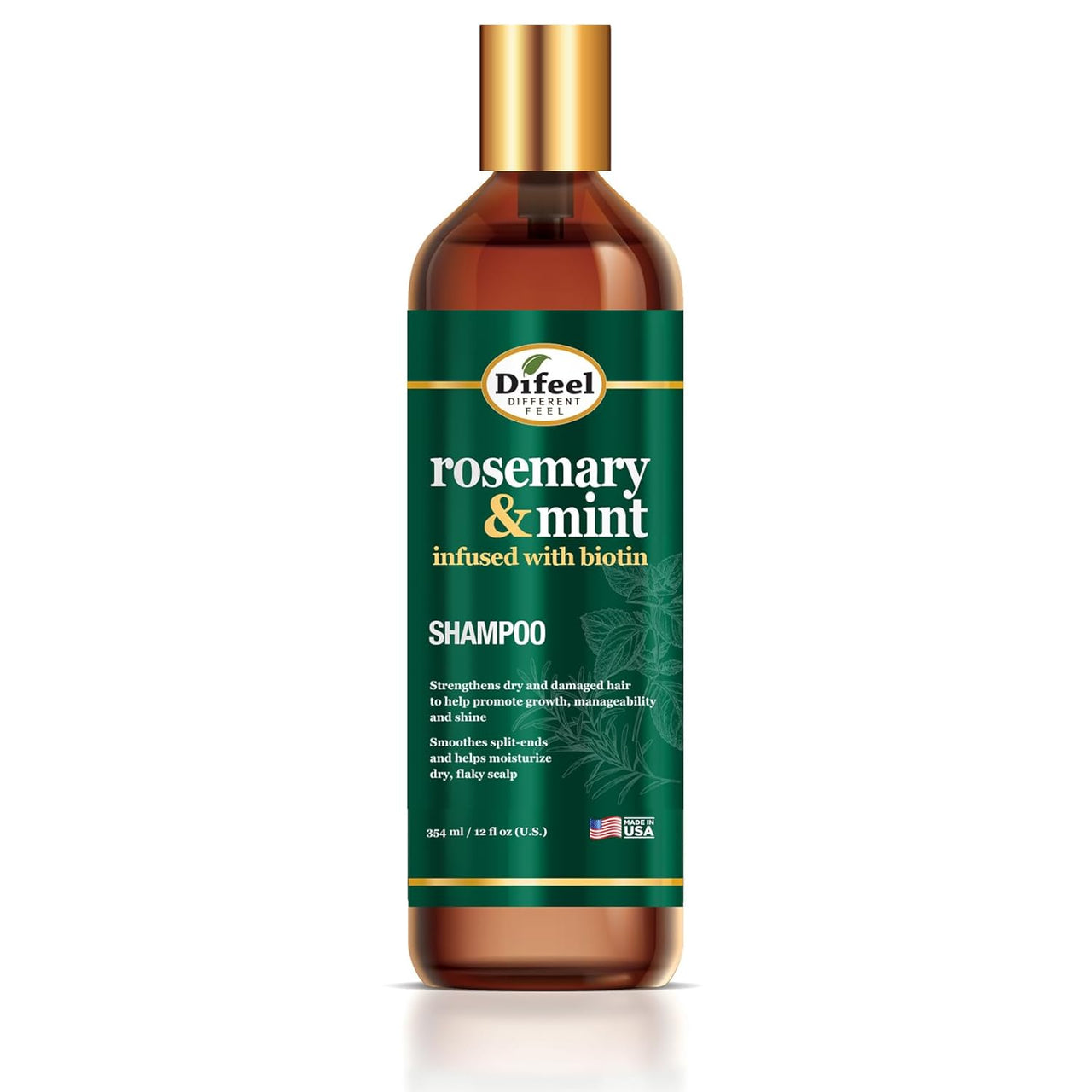 Difeel Rosemary & Mint Strengthening Shampoo 12oz - ANNS BEAUTY SUPPLY
