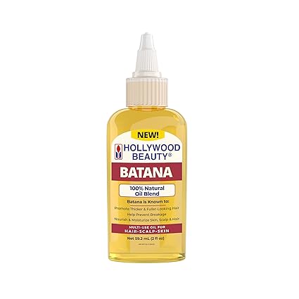 Hollywood Beauty Batana 100% Natural Oil Blend2 oz - ANNS BEAUTY SUPPLY