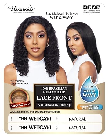 Vanessa 100% Brazilian Human Hair Lace Front Wig – THH WETGAVI
