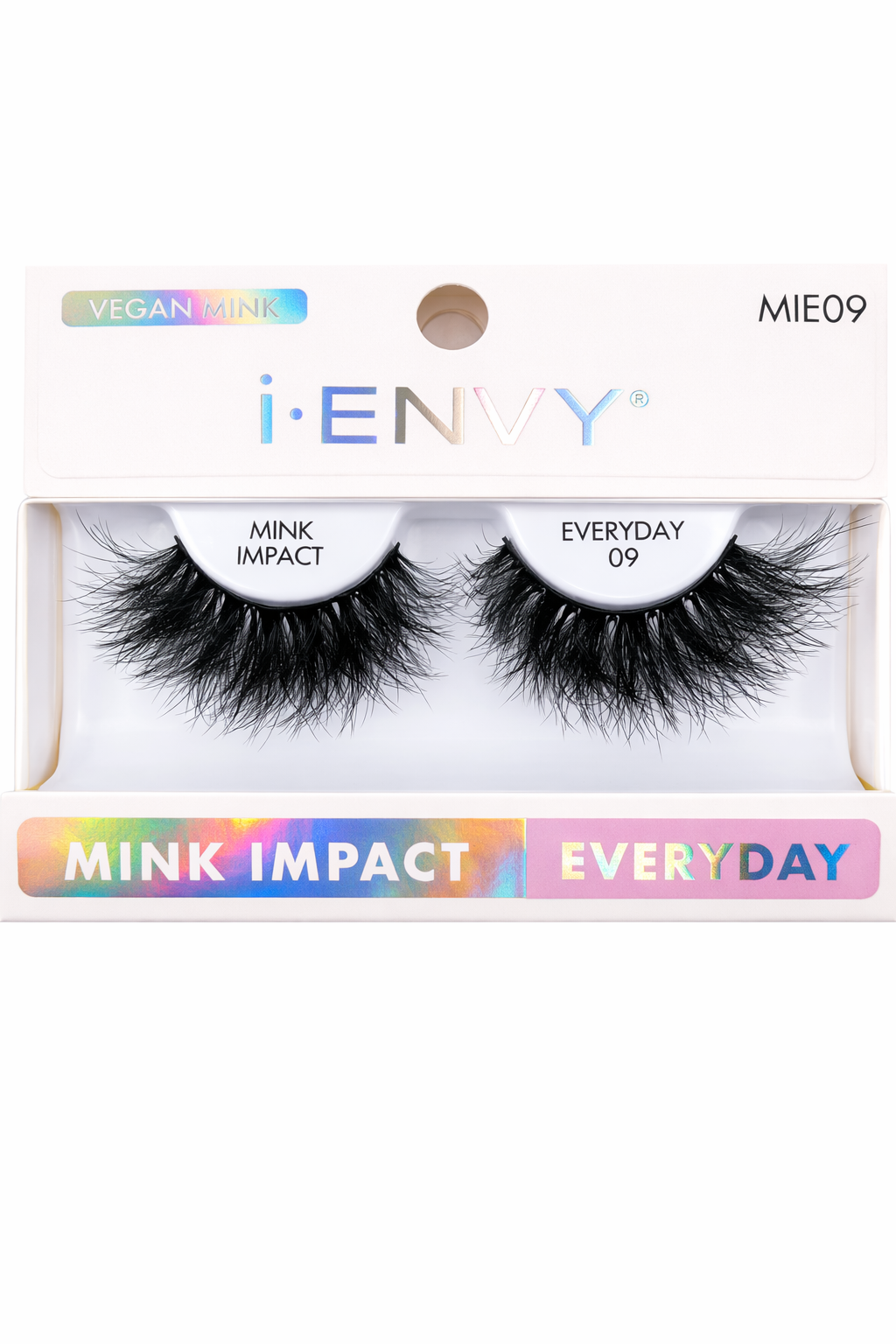 i Envy Mink Impact Everyday 09 Vegan Mink Strip Lashes MIE09 - ANNS BEAUTY SUPPLY