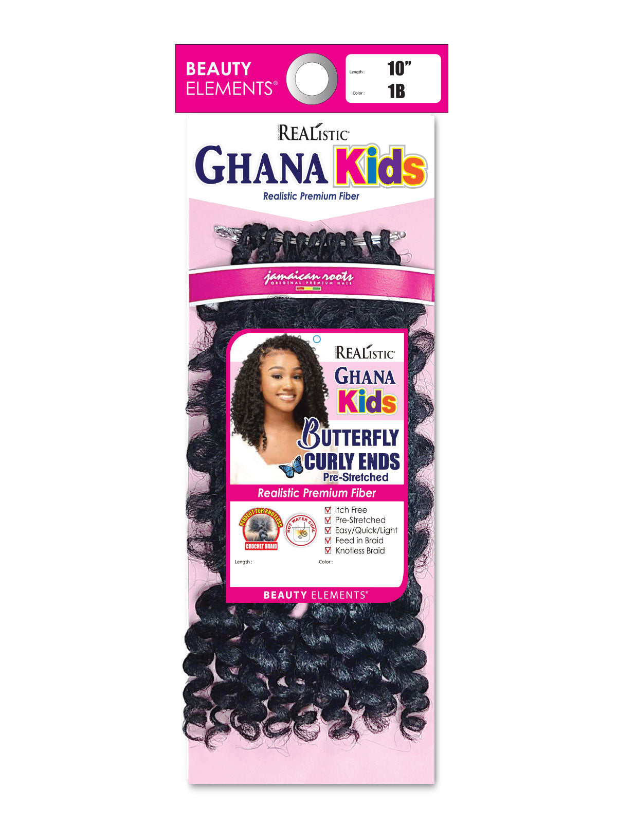 Ghana Kids Butterfly Curly Ends 10" - ANNS BEAUTY SUPPLY