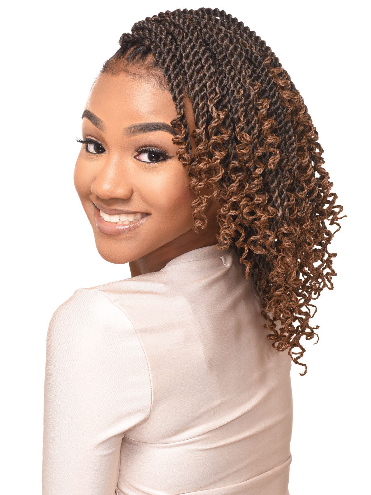 Ghana Kids Senegal Curly Ends Pre-Stretched 10" - ANNS BEAUTY SUPPLY