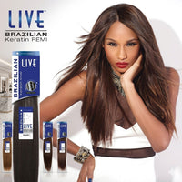 Sensationnel LIVE Brazilian Keratin Remi Human Hair Weave – Yaki Texture - ANNS BEAUTY SUPPLY
