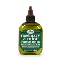 Difeel Rosemary & Mint Premium Hair Oil – Infused with Biotin (7.78 fl oz)