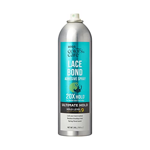 KISS Colors & Care Lace Bond Adhesive Spray Ultimate Hold 11.1 Oz - ANNS BEAUTY SUPPLY
