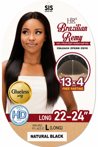 Zury Sis Brazilian Remy 100% Virgin Human Hair 13x4 HD Lace Glueless Wig L Long 22-24