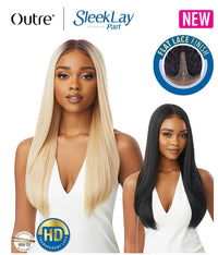 Outre Synthetic Sleek Lay Part HD Transparent Lace Front Wig Chanelle QLSLCHA - ANNS BEAUTY SUPPLY