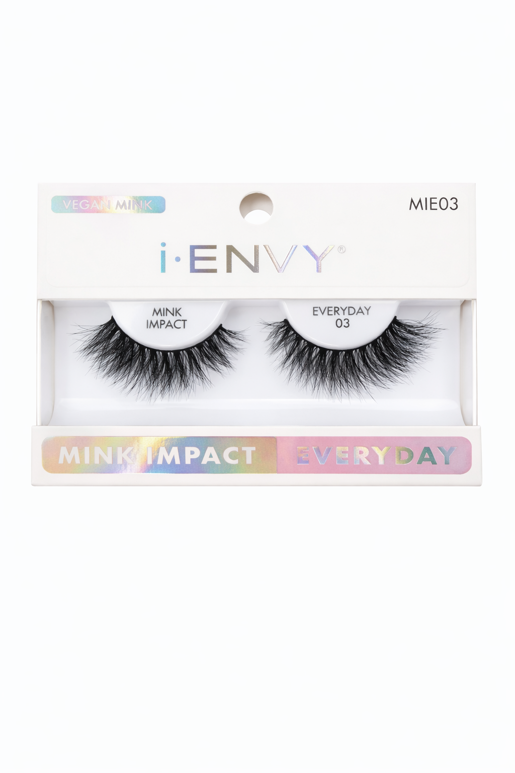 i Envy Mink Impact Everyday 03 Vegan Mink Strip Lashes MIE03 - ANNS BEAUTY SUPPLY