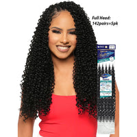 Beauty Elements Dominican Feather Line Invisible Crochet Hair – Water Curl 18