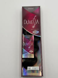 Duvesa hair extensions packaging on a white background