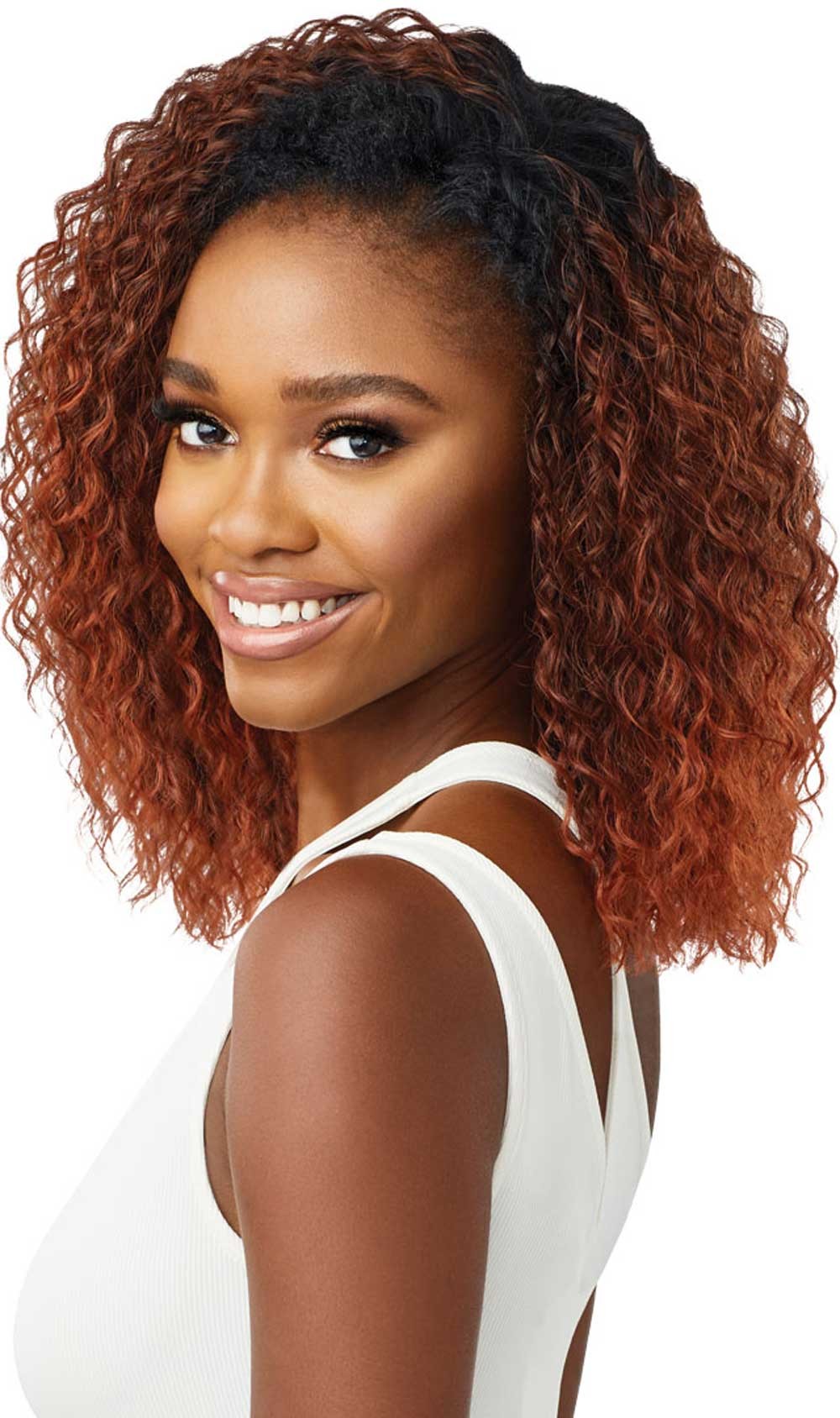 Outre Quick Weave Half Wig Deep Curl 14" QSWDC14 - ANNS BEAUTY SUPPLY