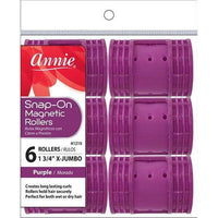 Annie Snap-On Magnetic Rollers Purple 1 3/4
