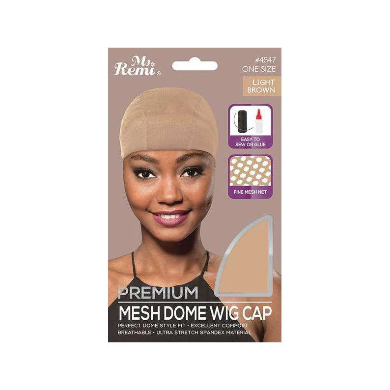 Ms Remi Premium Mesh Dome Wig Cap – Light Brown 4547 - ANNS BEAUTY SUPPLY