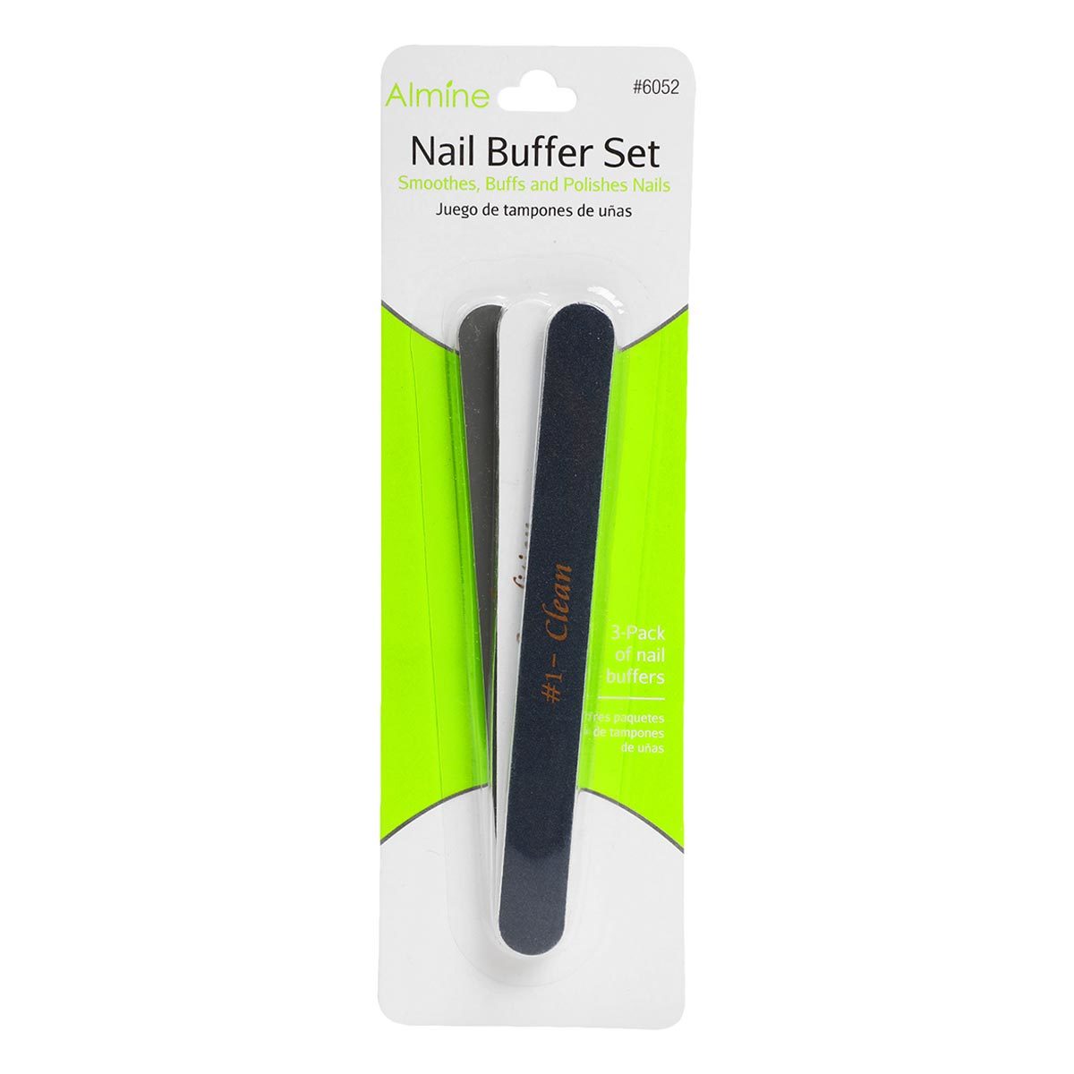 Almine Nail Buffer Set 3 Pack 6052 - ANNS BEAUTY SUPPLY