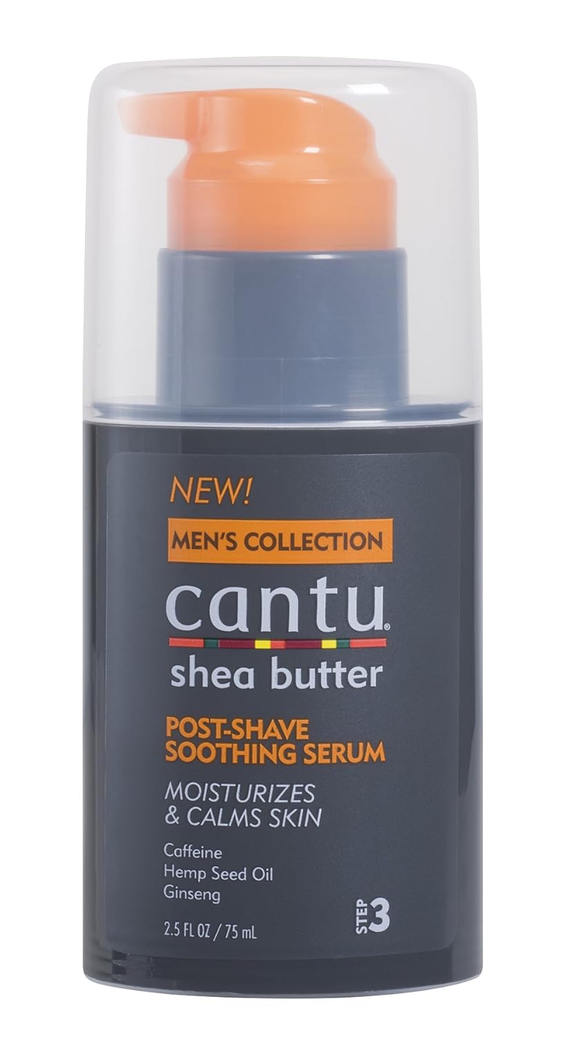 Cantu Shea Butter Men's Collection Post-Shave Soothing Serum 2.5 FL OZ / 75 mL