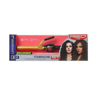 RED by Kiss Ceramic Tourmaline Professional Curling Iron - 3/4
