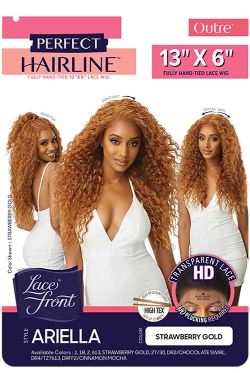 Outre Perfect Hairline Faux Scalp HD Transparent 13" x 6" Lace Front Wig Ariella QLPHLARI - ANNS BEAUTY SUPPLY