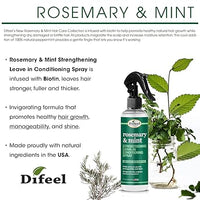 Difeel Rosemary & Mint Strengthening Leave-In Conditioning Spray 6 oz - ANNS BEAUTY SUPPLY