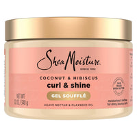 SheaMoisture Coconut & Hibiscus Curl & Shine Gel Soufflé 12 oz. / 340 g - ANNS BEAUTY SUPPLY