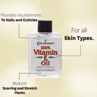 Cococare 100% Vitamin E Oil 14,000 I.U. 15 ml / .5 fl.oz. (U.S.)