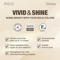 Red Tintation Vivid & Shine Hair Color Light Brown TV700 - ANNS BEAUTY SUPPLY